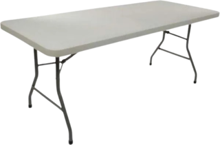 8 foot rectangular folding table available for rental